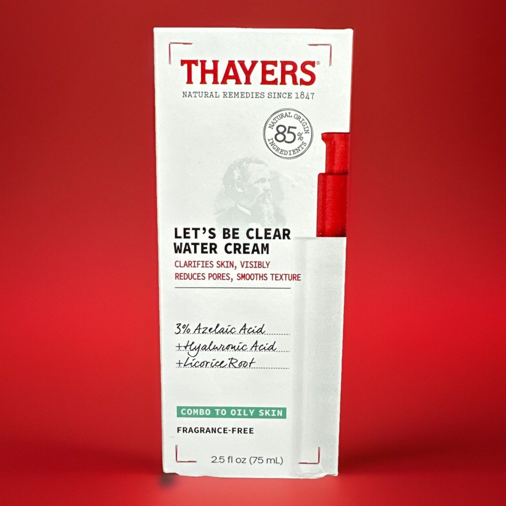 Thayers Let's Be Clear Water Cream - Combo To Oily Skin **Lot Of 4** - Picture 3 of 8